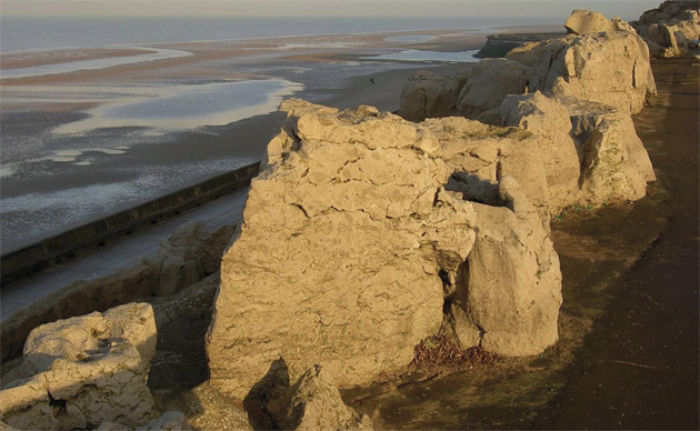 Ci dessus : Le front de mer de Northern Blackpool, réalisé par Pulham dans les années 1920 : étonnant non ?