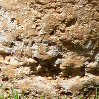 texture de faux rocher artificiel en hypertufa